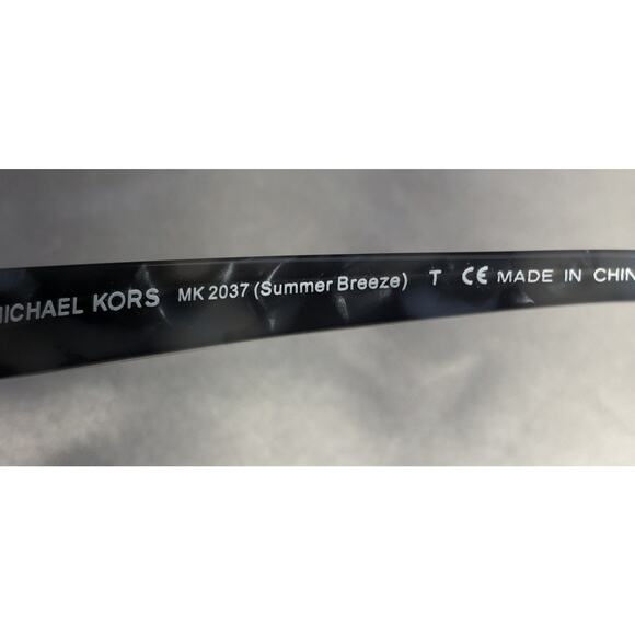 Michael Kors Sunglasses Summer Breeze Blue MK2037 32094L 50-19-135 2N Womens - Picture 8 of 8